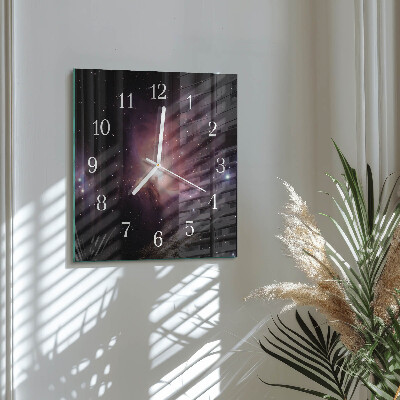 Square wall clock Space