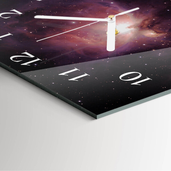 Square wall clock Space
