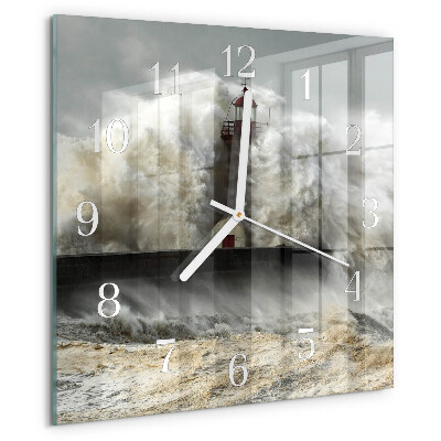 Square wall clock Storm