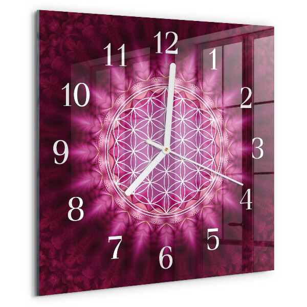 Square wall clock Abstraction