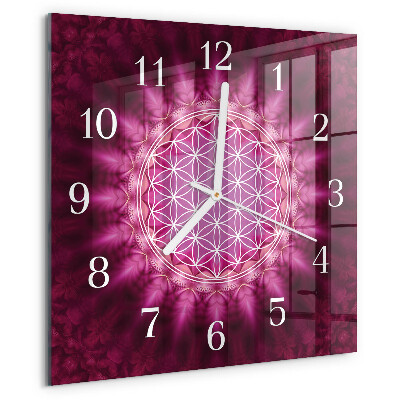 Square wall clock Abstraction
