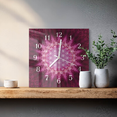 Square wall clock Abstraction
