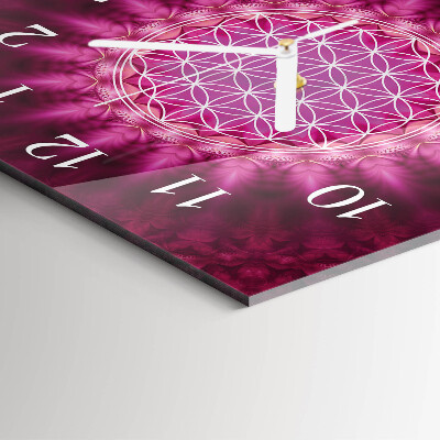 Square wall clock Abstraction