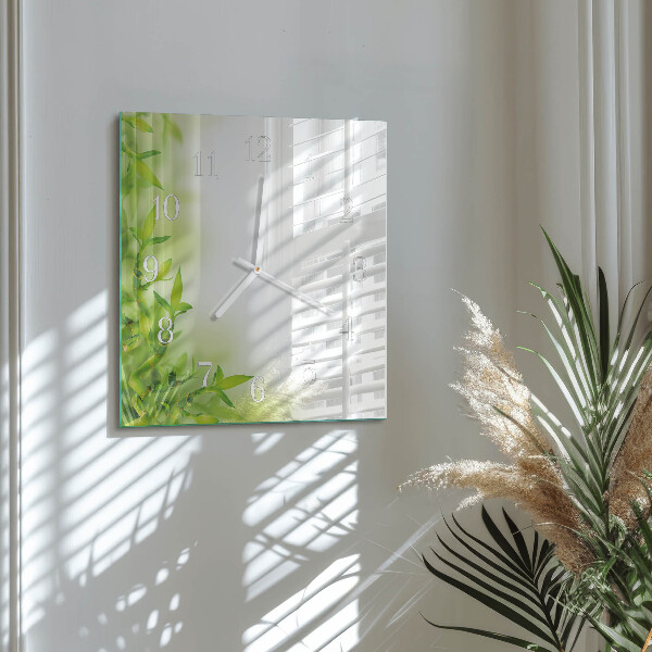 Square wall clock Nature