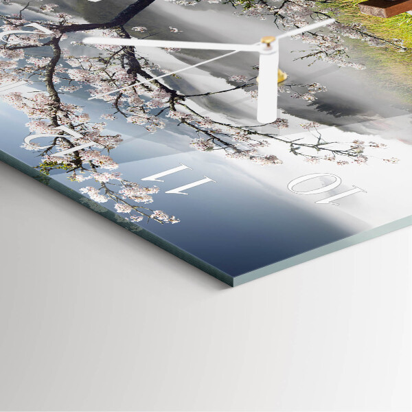 Square wall clock Spring
