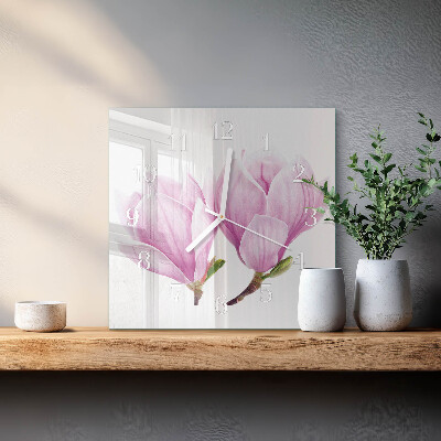 Square wall clock Magnolia