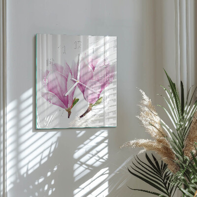 Square wall clock Magnolia