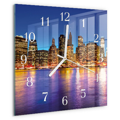 Square wall clock Horizon