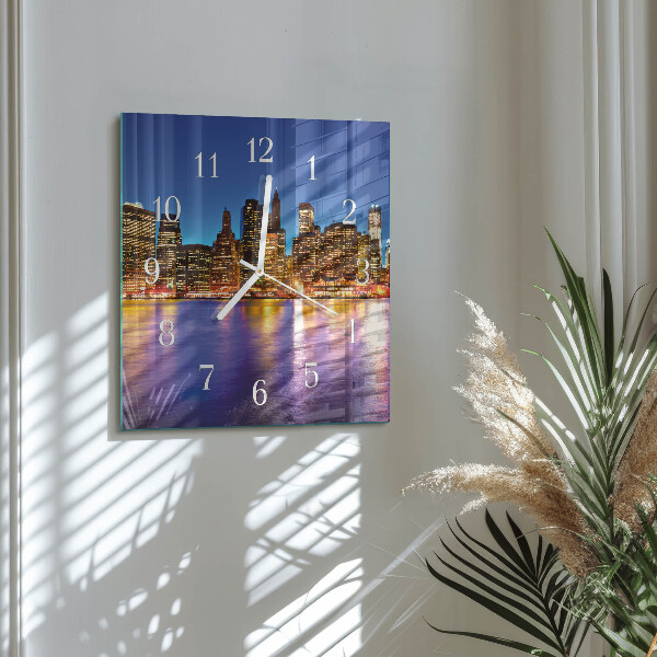 Square wall clock Horizon