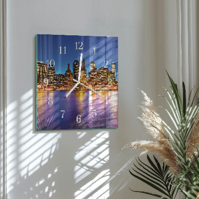 Square wall clock Horizon