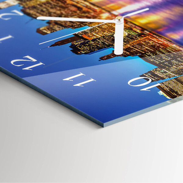 Square wall clock Horizon