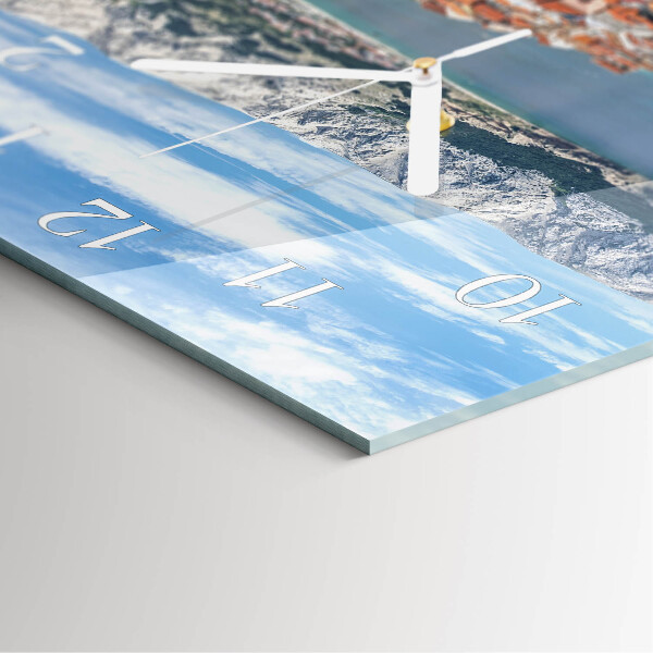 Square wall clock Bay