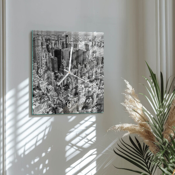Square wall clock Horizon
