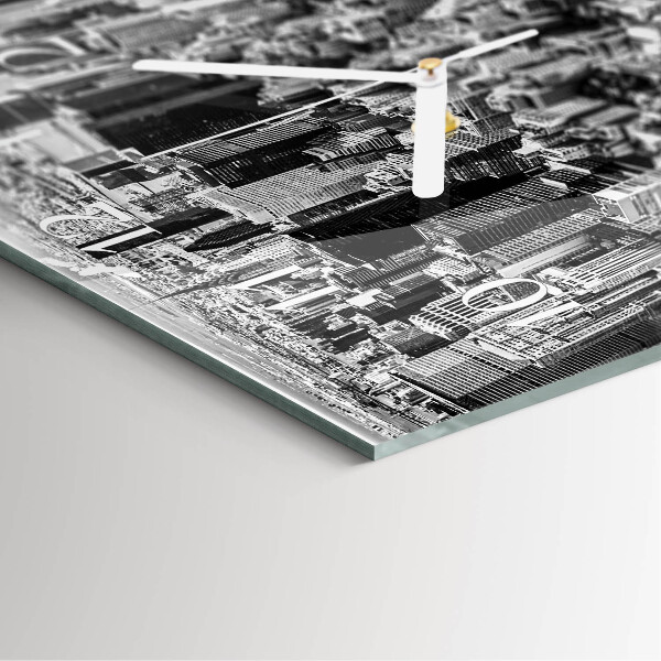 Square wall clock Horizon