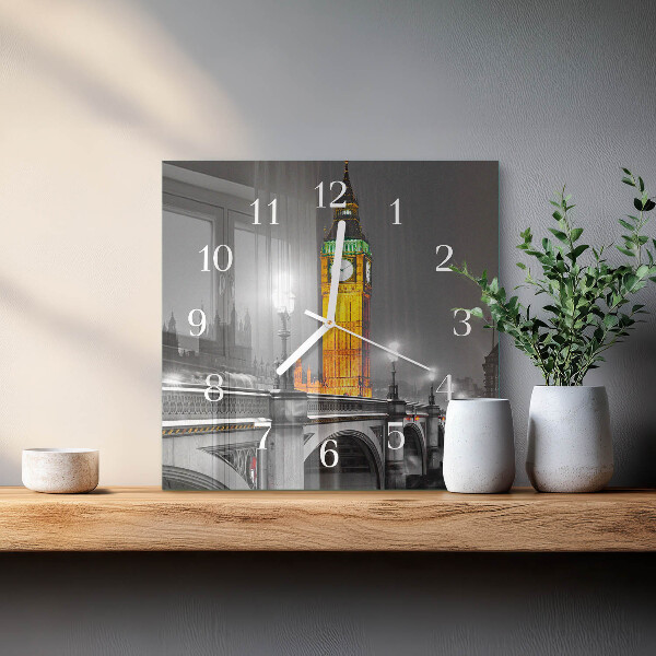 Square wall clock Big Ben