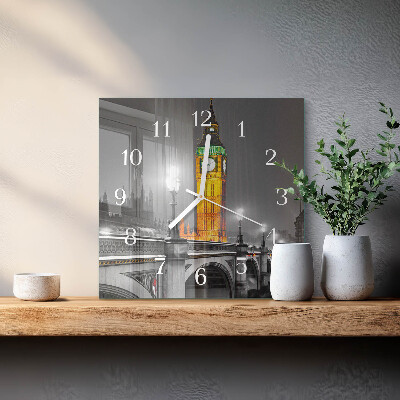 Square wall clock Big Ben