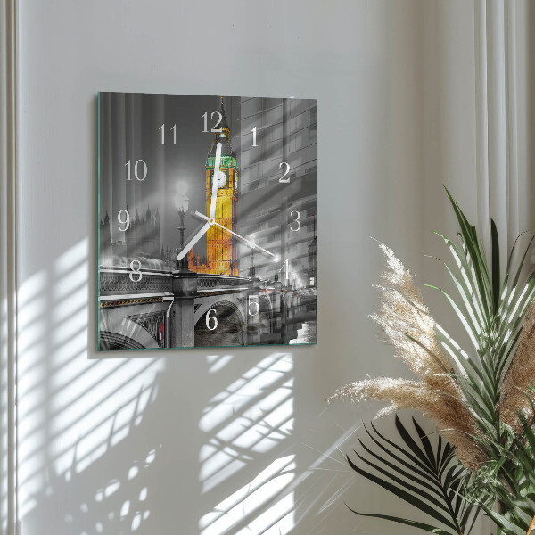 Square wall clock Big Ben
