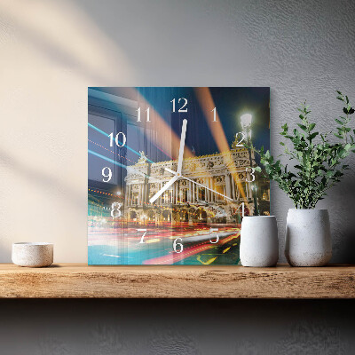 Square wall clock Light