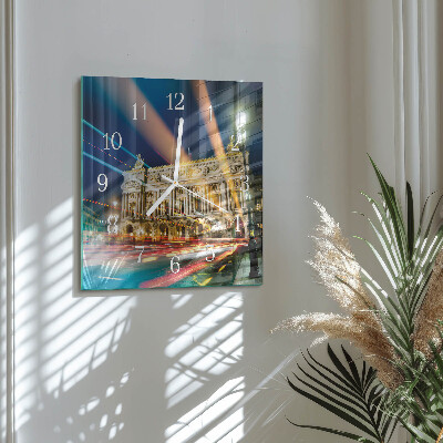 Square wall clock Light