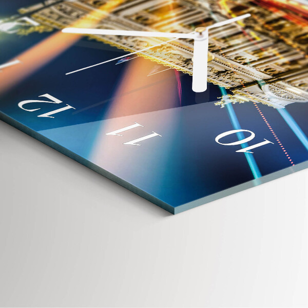 Square wall clock Light