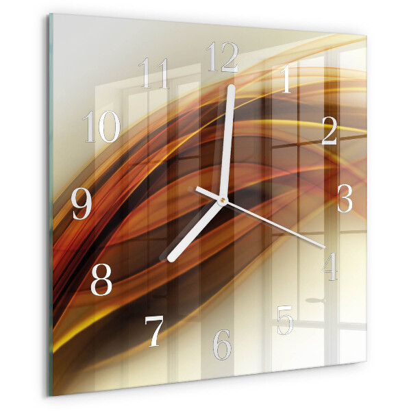 Square wall clock Abstraction