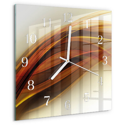 Square wall clock Abstraction