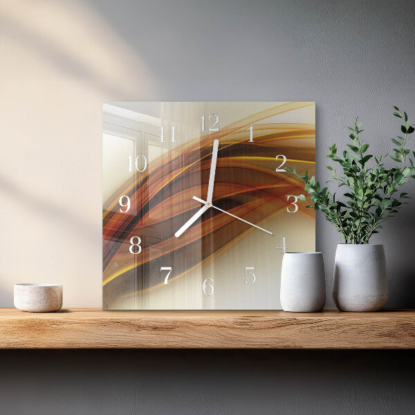 Square wall clock Abstraction