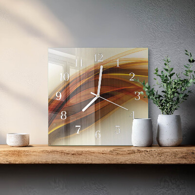 Square wall clock Abstraction