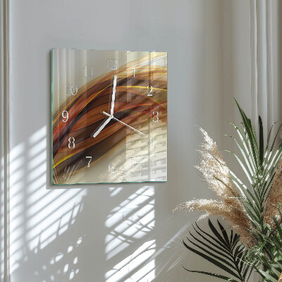 Square wall clock Abstraction