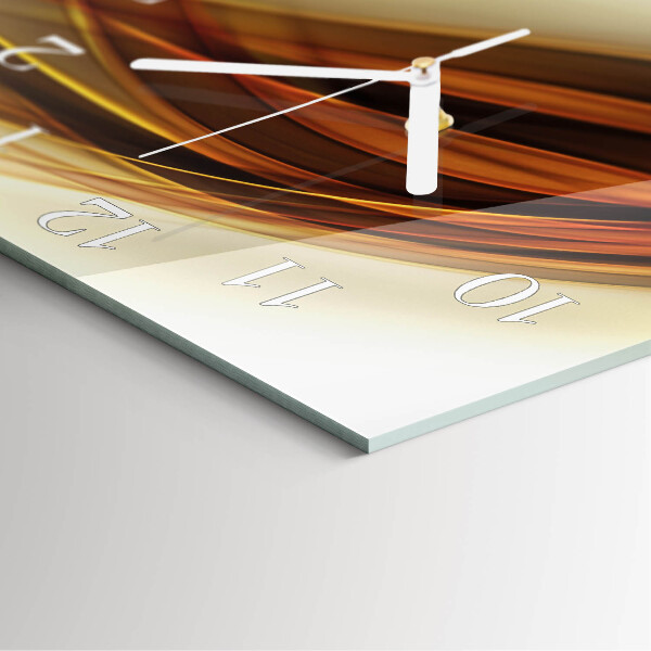 Square wall clock Abstraction
