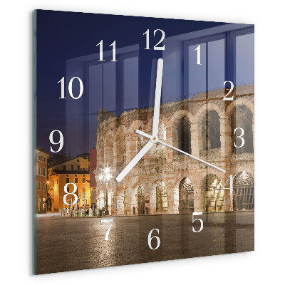 Square wall clock Night Light