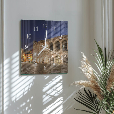 Square wall clock Night Light