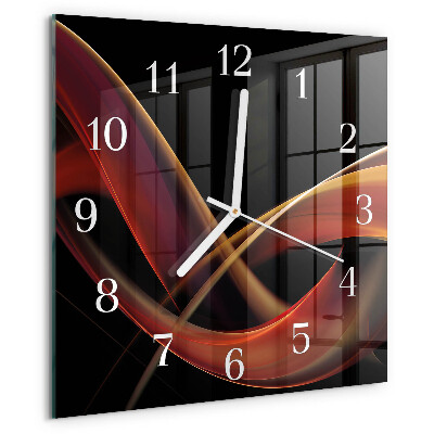 Square wall clock Abstraction