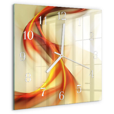 Square wall clock Abstraction