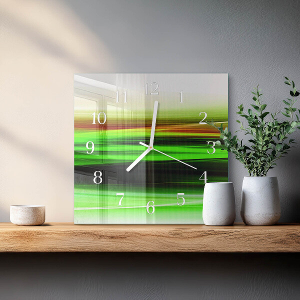 Square wall clock Abstraction
