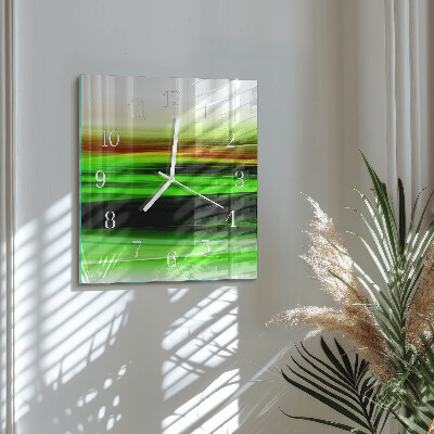 Square wall clock Abstraction