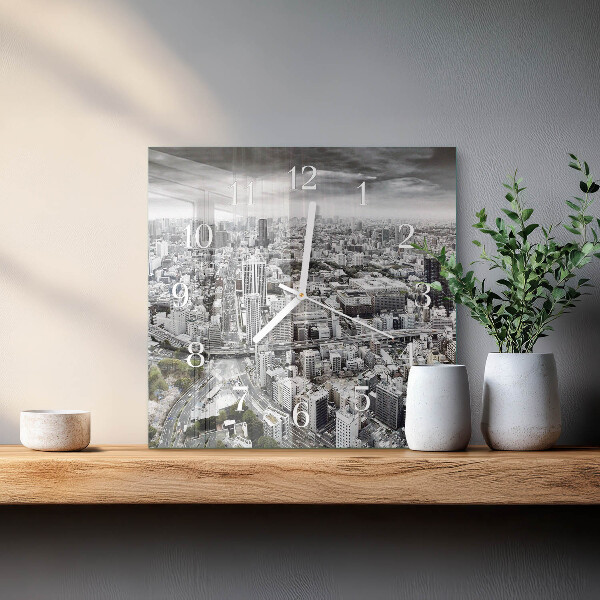 Square wall clock City