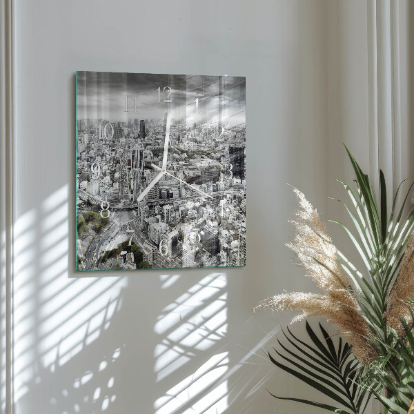 Square wall clock City