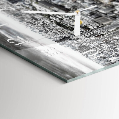 Square wall clock City