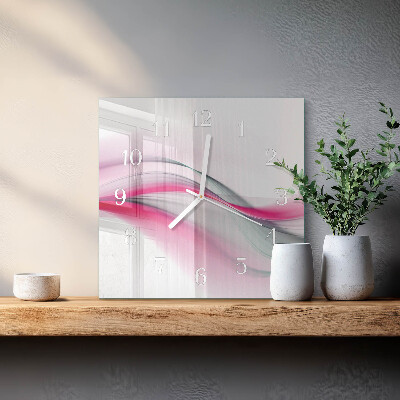 Square wall clock Abstraction