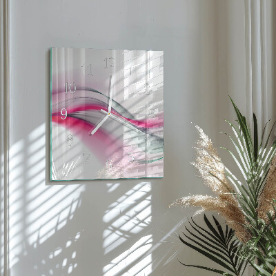 Square wall clock Abstraction