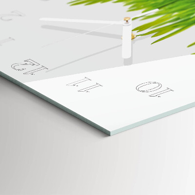 Square wall clock Grass