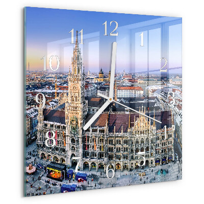 Square wall clock Horizon