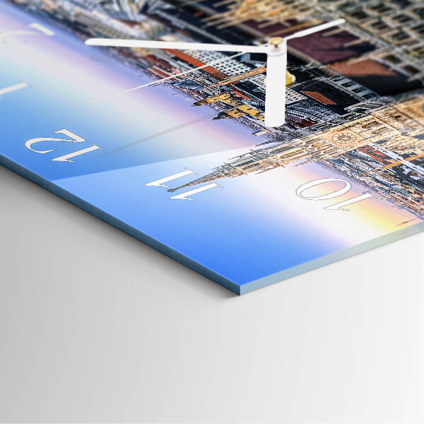Square wall clock Horizon