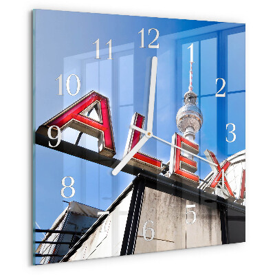 Square wall clock Alexander Square