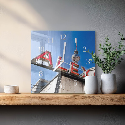 Square wall clock Alexander Square