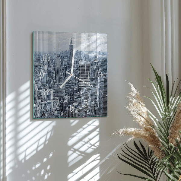 Square wall clock City