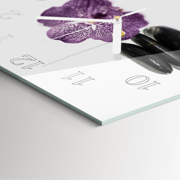 Square wall clock Stones