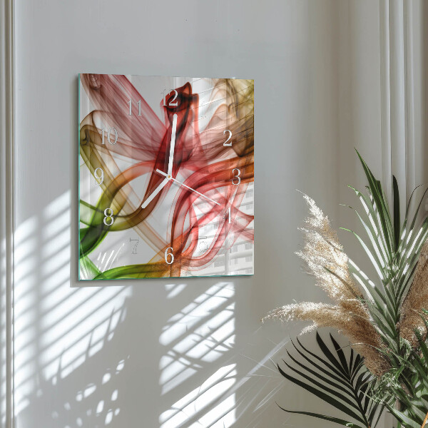 Square wall clock Abstraction