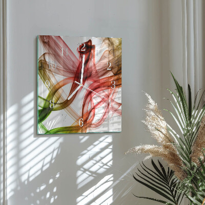 Square wall clock Abstraction